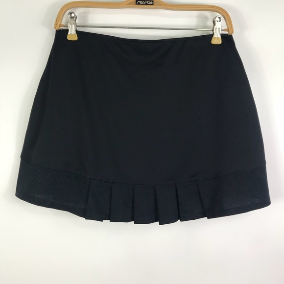 K-Swiss Black Active Skirt w/ Built-in Shorts Sz M - Picture 7 of 8